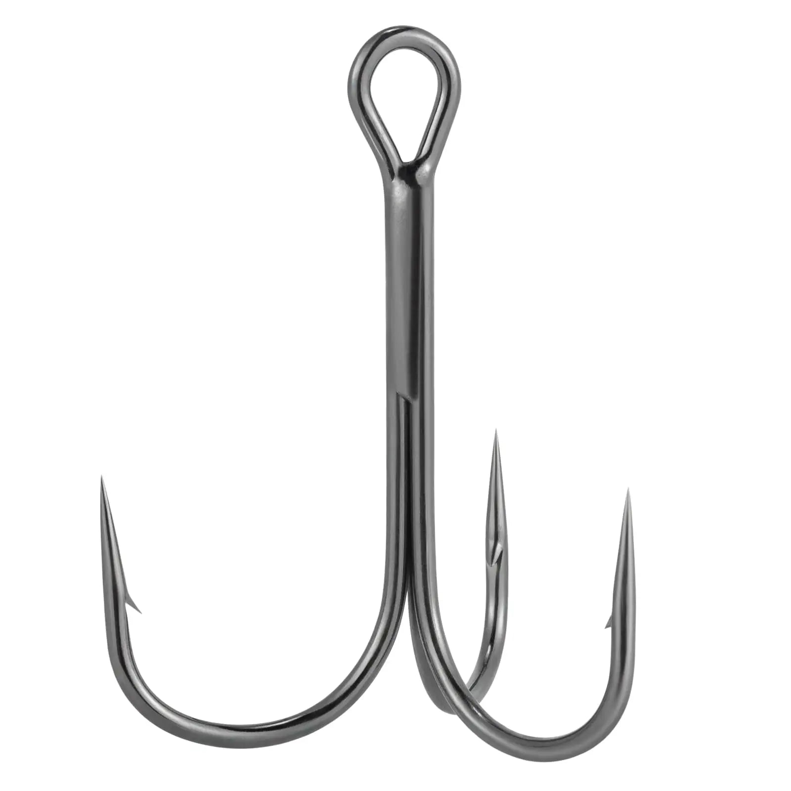 Kavon Dr.Fish treble hooks 30-pack, durable replacement hooks for freshwater and saltwater fishing targeting bass, walleye, and catfish.