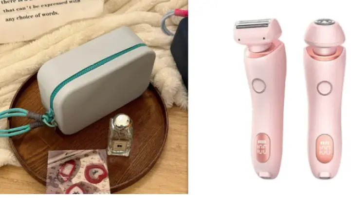Kavon Electric Duo Shave all-in-one shaving system with multiple attachments for head-to-toe grooming, displayed on a clean background.