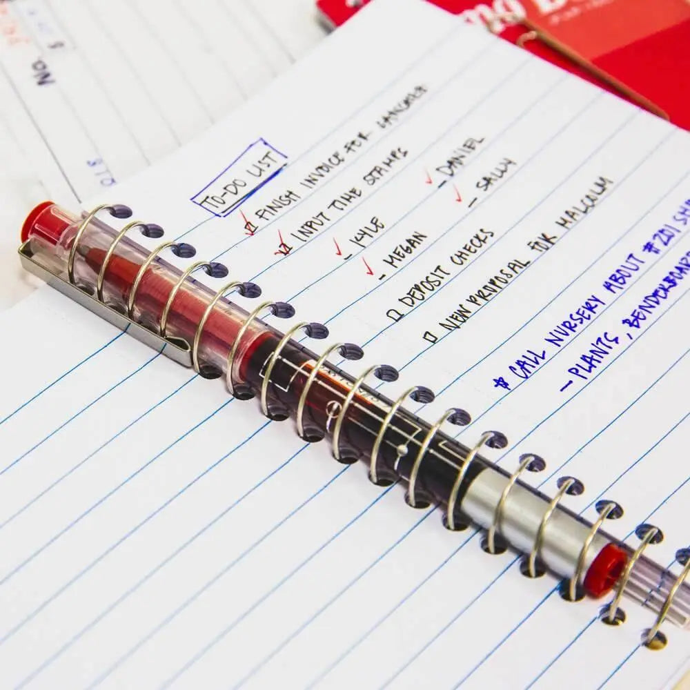 Kavon Dayton SmoothGlide rollerball pens three-pack with quick-drying ink, left-hand friendly, black ink, sleek design