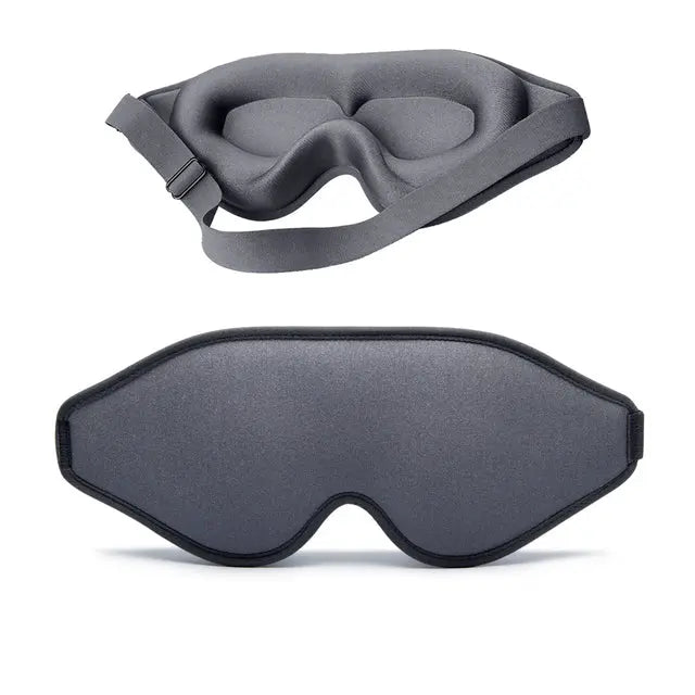 Kavon 3D memory foam sleep mask contoured for natural comfort, soft and lightweight with adjustable strap for optimal fit.
