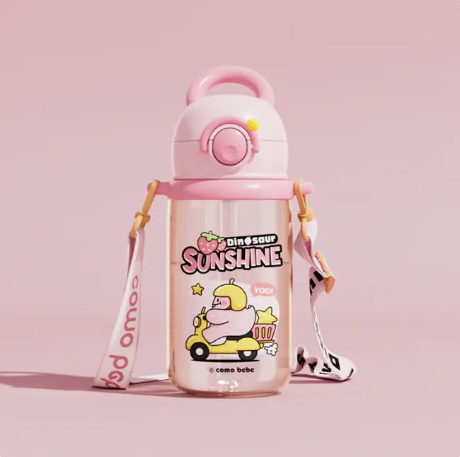 Kavon kids whale cartoon water bottle in various sizes and colors, leakproof Tritan sippy cup with playful whale design