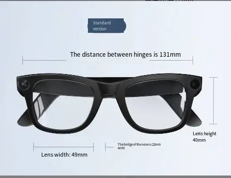 Kavon AI smart glasses with HD video, real-time translation, anti-shake feature, designed for travelers and on-the-go use.