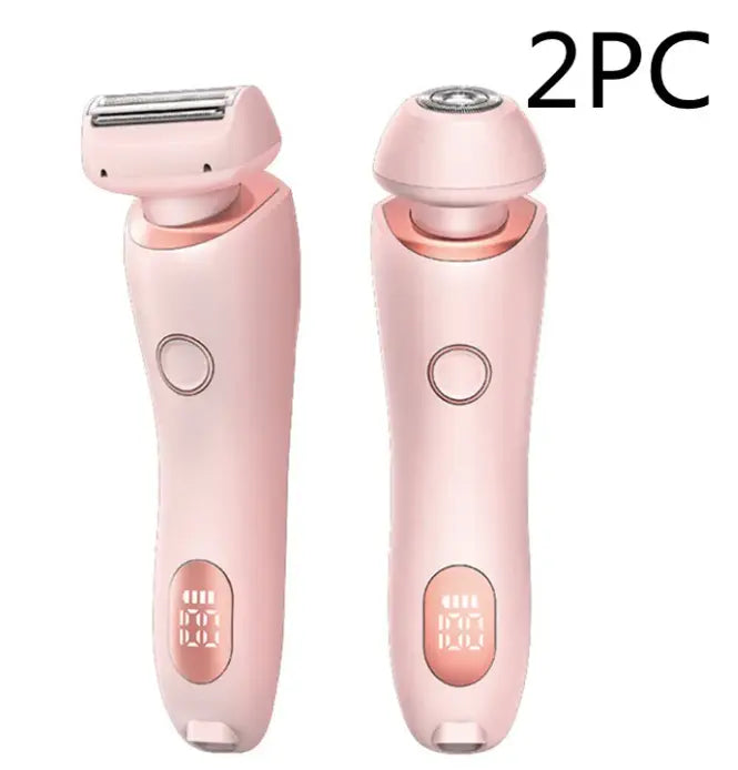 Kavon Electric Duo Shave All-In-One shaving system with head and body grooming attachments, designed for versatile head-to-toe use.