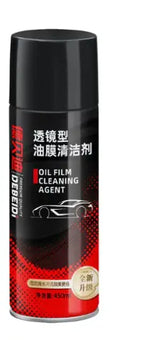 Kavon Car Glass Oil Film Remover with hydrophobic windshield coating, 150ml bottle showing liquid and applicator brush.