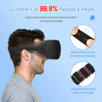 Kavon 3D memory foam sleep mask contoured for natural comfort, soft fabric with adjustable strap for restful sleep.