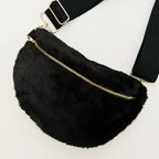 Kavon Buttery Bliss sling bag with golden hardware and custom lining, showcasing its soft leather texture and stylish design.