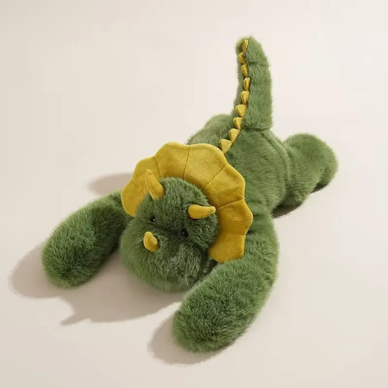 Colorful Kavon plush stuffed toys featuring pandas, koalas, sloths, dinosaurs, bears, and small panda characters on a white background.