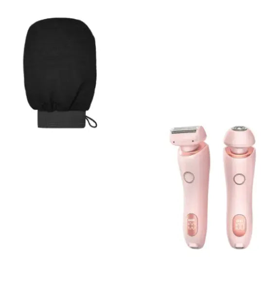 Kavon Electric Duo Shave All-In-One Shaving System with multiple attachments for head-to-toe grooming, displayed on a white background.