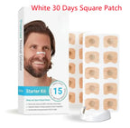 Kavon Breathe Easy Nasal Dilators for sleep aid, noninvasive snoring relief, showing the nasal dilator device in use.