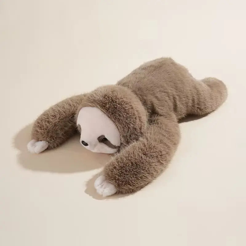 Soft plush toys featuring a panda, koala, sloth, dinosaur, bear, and small panda from Kavon, perfect for cuddling and gift-giving.