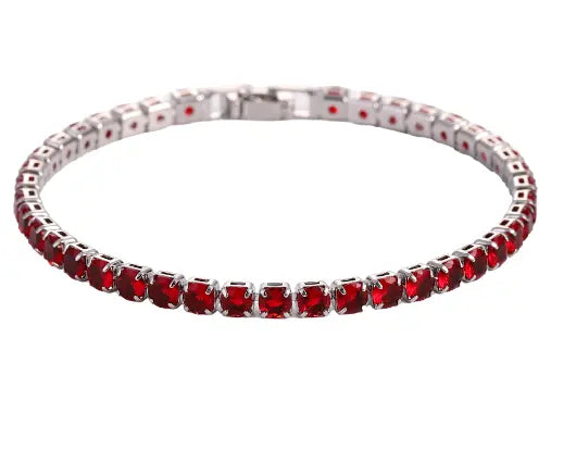 Kavon Hip Hop 4.0 Micro Zircon Tennis Bracelet Set in copper jewelry with sparkling zircon stones and intricate design.