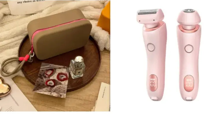Kavon Electric Duo Shave System for head to toe, featuring a sleek all-in-one shaving device with multiple attachments.