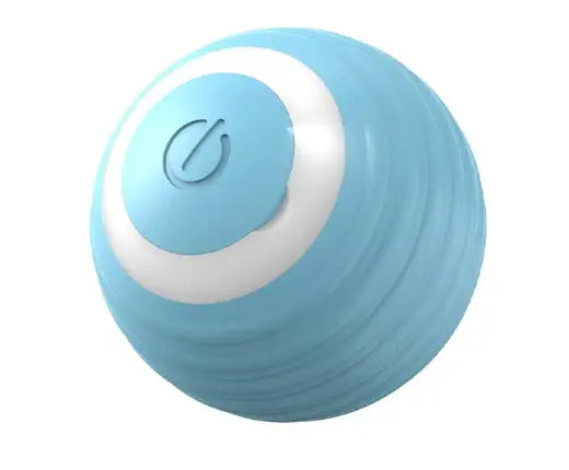 Kavon interactive smart dog toy ball with USB power and automatic movement, designed to entertain and engage pets.
