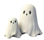 Kavon funny Halloween ghost ornament statue with middle finger gesture, spooky home decor for Halloween celebrations.