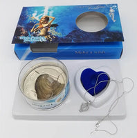 Kavon freshwater pearl necklace gift box set with radiant pearl inside, elegant jewelry presentation for special occasions