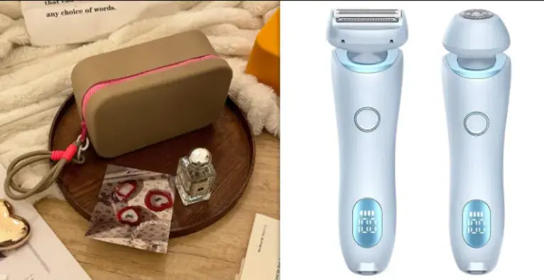 Kavon Electric Duo Shave system for head to toe, featuring multiple attachments for a smooth shave and versatile grooming.