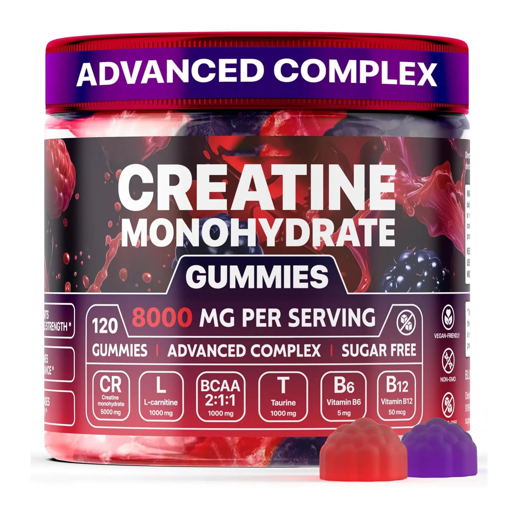 Kavon Muscle Boost Gummies for athletes and fitness fans, chewable pre- and post-workout energy and recovery supplement.