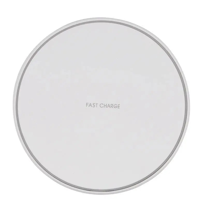 Wireless charger pad by Kavon for 60W fast charging of iPhone and Samsung smartphones, featuring a sleek, modern design.