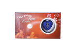 Kavon freshwater pearl necklace gift box set with radiant pearl inside, elegant jewelry presentation and packaging.