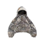 Kavon urban camo unisex oversized hooded sweatshirt with retro hip hop style, featuring a bold camouflage pattern and a relaxed fit.