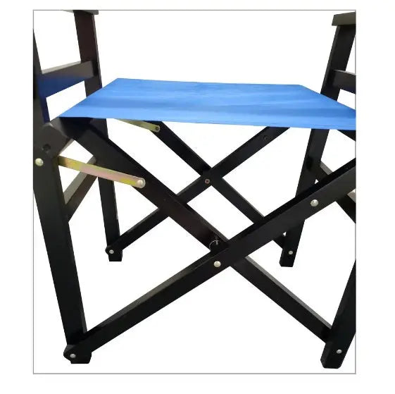 Kavon canvas folding director chairs set with poplar wood frames, portable indoor outdoor chairs for gatherings and comfort