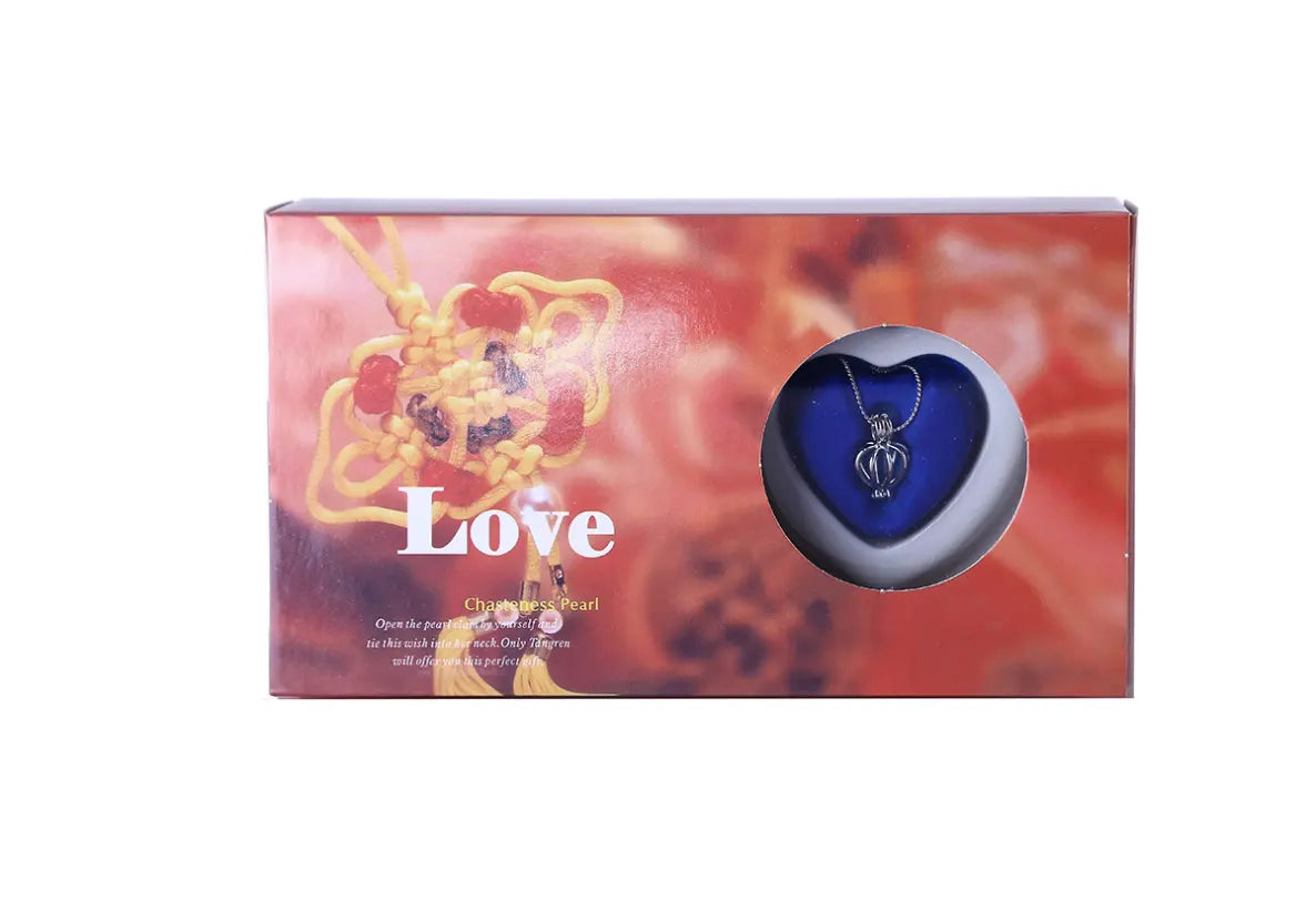 Kavon freshwater pearl necklace gift box set with radiant pearl inside, elegant jewelry presentation in a white box