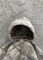 Kavon urban camo unisex oversized hooded sweatshirt with retro hip hop style, featuring a bold camo pattern and large hoodie design.