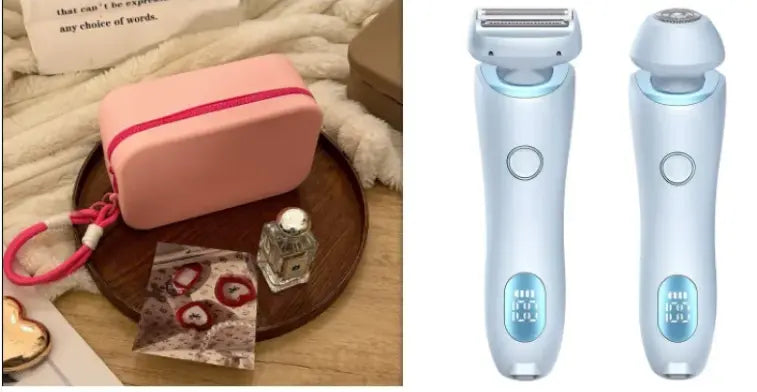Kavon Electric Duo Shave system for head to toe with adjustable blades and ergonomic handle, ideal for full-body grooming.