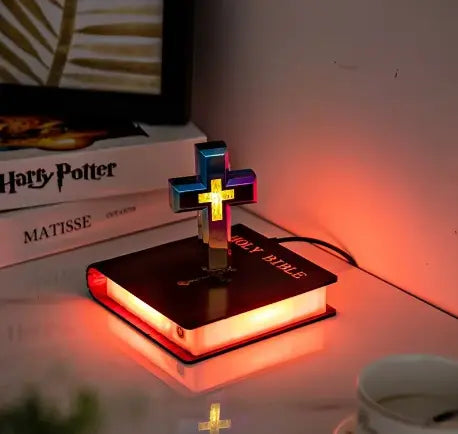 Kavon 2024 magnetic levitating starry sky ornament with celestial design, gravity-defying centerpiece for tech enthusiasts.