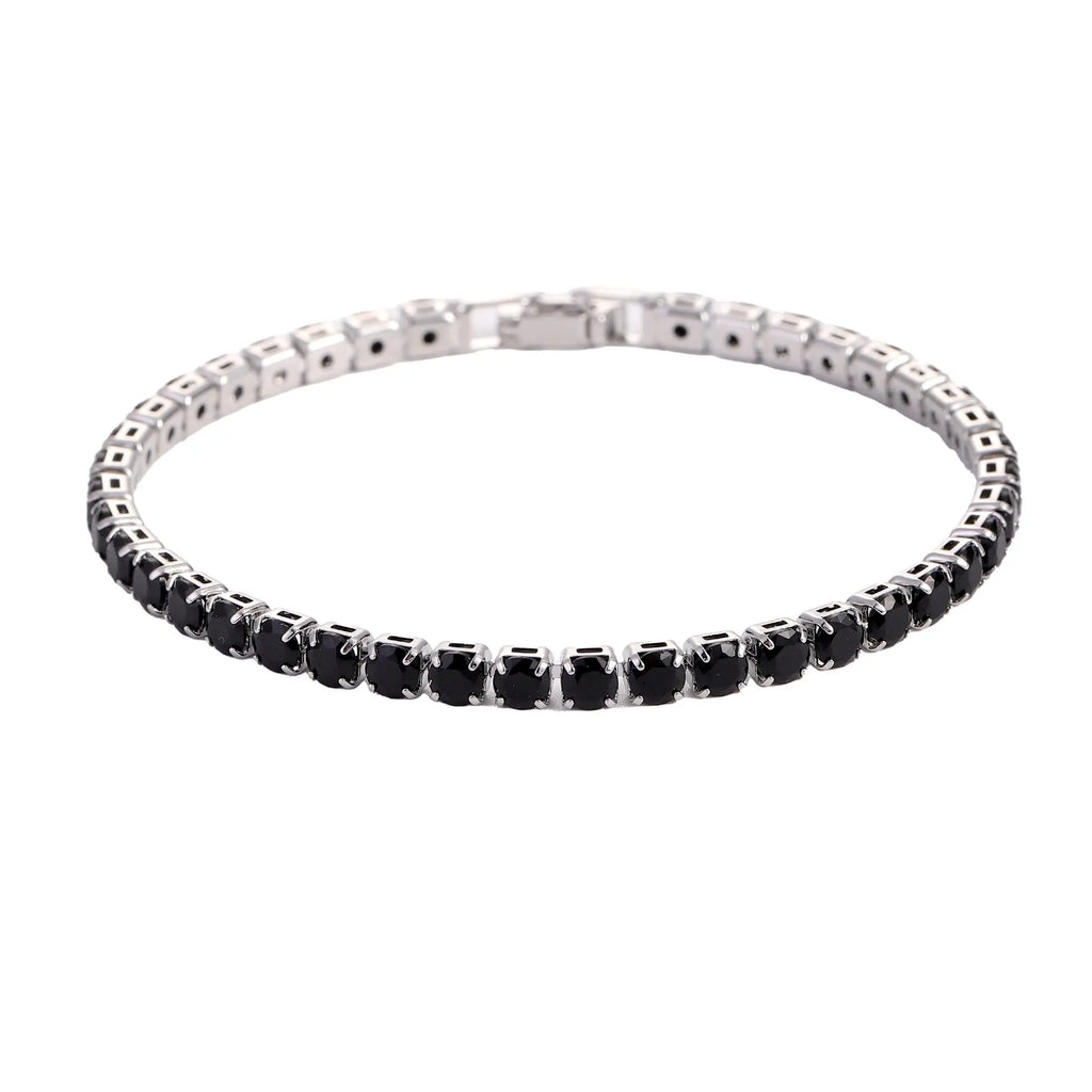 Kavon Hip Hop 4.0 Micro Zircon Tennis Bracelet Set featuring copper jewelry with sparkling zircon stones.