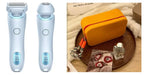 Kavon Electric Duo Shave system with multiple attachments for head-to-toe grooming, featuring a sleek design and ergonomic handle.