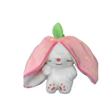 Kavon breathing plush music doll featuring a strawberry donkey with gentle light, designed for kids' comfort and entertainment.