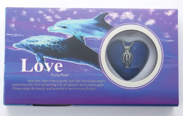 Kavon freshwater pearl necklace gift box set with a radiant pearl inside, elegant jewelry presentation with a white box and pearl.