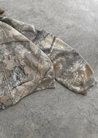 Kavon urban camo unisex oversized hooded sweatshirt with retro hip hop style, featuring bold camo print and a relaxed fit.
