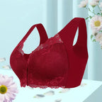 Kavon wireless plus size bra for women, comfortable everyday wear, soft fabric, supportive design, in a neutral color.