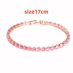 Kavon Hip Hop 4.0 Micro Zircon Tennis Bracelet Set with copper jewelry, featuring sparkling zircon stones and intricate design.