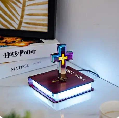 Kavon 2024 magnetic levitating starry sky ornament with celestial design, gravity-defying centerpiece for tech enthusiasts.