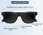 Kavon AI Camera Smart Glasses with HD video, real-time translation, anti-shake features, ideal for travelers on the go.