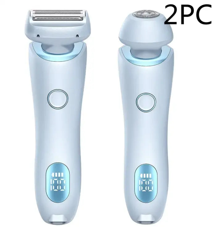 Kavon Electric Duo Shave all-in-one shaving system for head to toe, featuring multiple blades and ergonomic design.