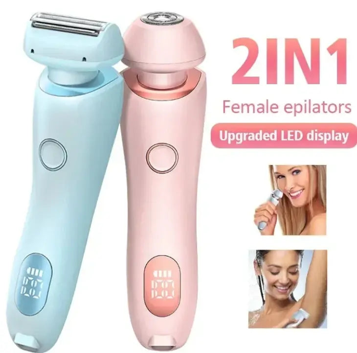 Kavon Electric Duo Shave All-In-One Shaving System for head to toe, featuring multiple blades and ergonomic design.