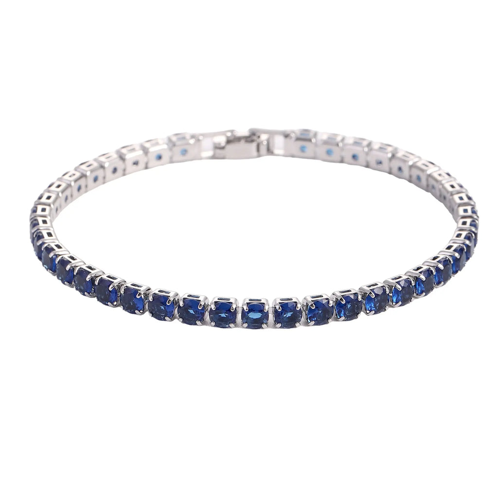 Kavon Hip Hop 4.0 Micro Zircon Tennis Bracelet set featuring copper jewelry with sparkling zircon stones.