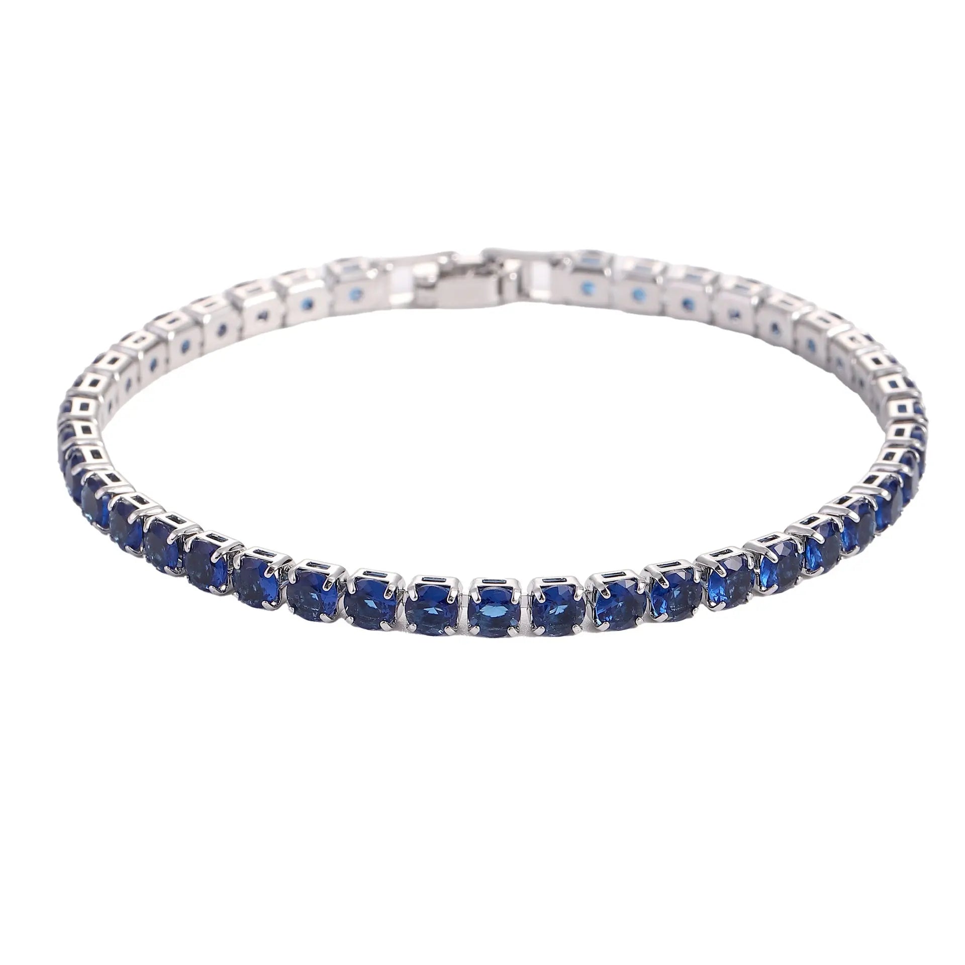 Kavon Hip Hop 4.0 Micro Zircon Tennis Bracelet set featuring copper jewelry with sparkling zircon stones.