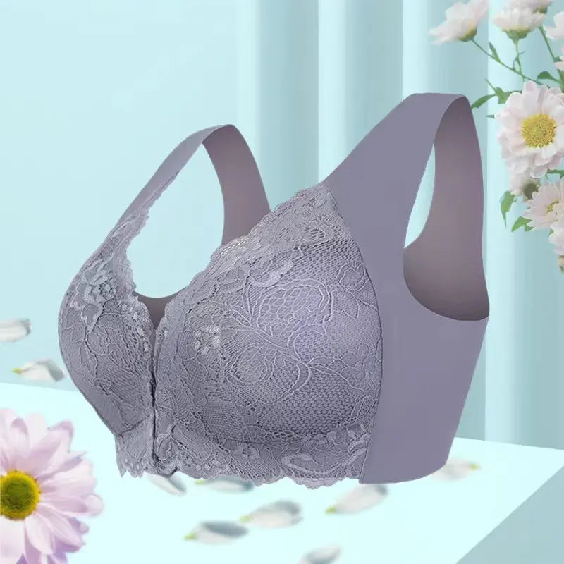 Comfortable wireless plus size bra for women by Kavon, featuring soft fabric and supportive design, ideal for everyday wear.