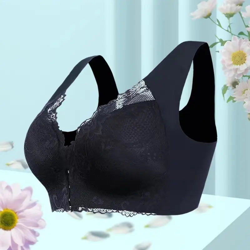 Kavon comfortable wireless plus size women's bra, showing soft fabric, supportive design, and adjustable straps for daily comfort.