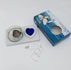 Kavon freshwater pearl necklace set with a radiant pearl inside a gift box, showcasing elegant jewelry presentation.